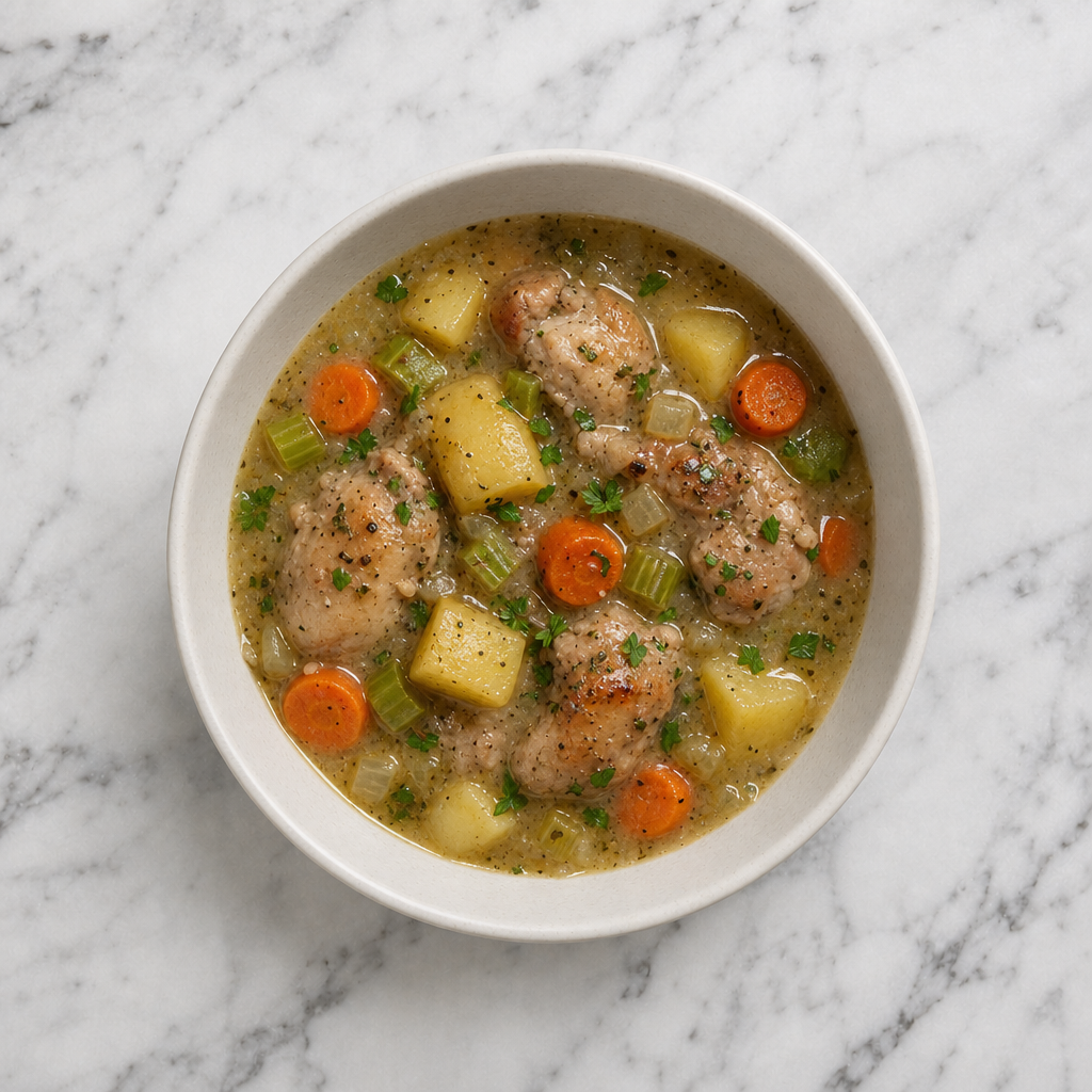 Acadian Chicken Fricot