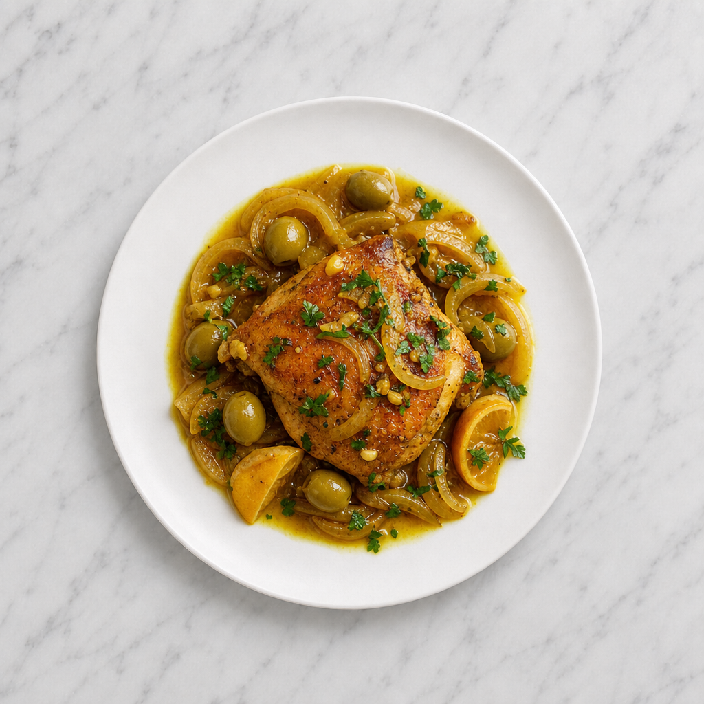 Chicken Tagine with Preserved Lemon