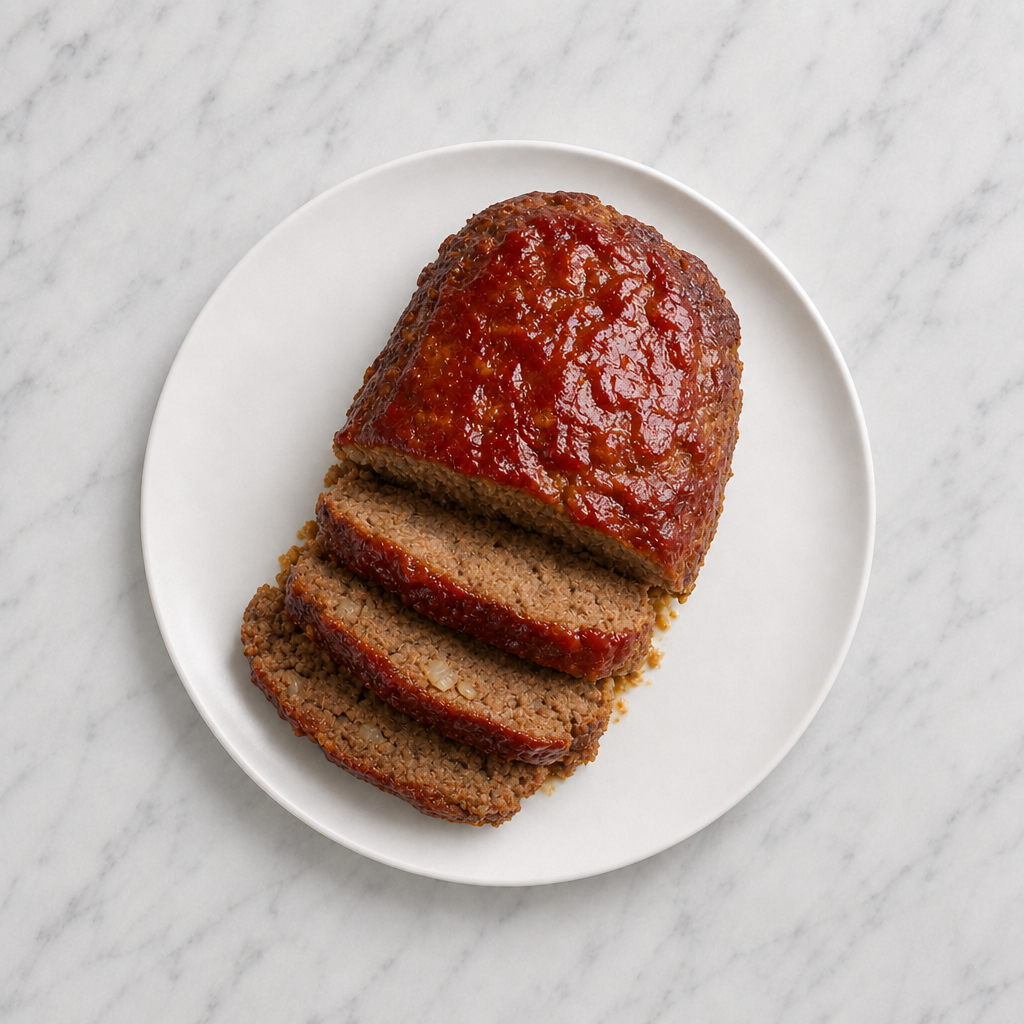 Meatloaf with Ketchup Glaze