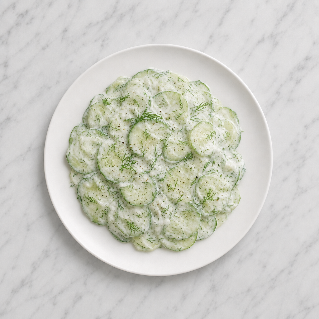 Mizeria (Classic Polish Cucumber Salad)