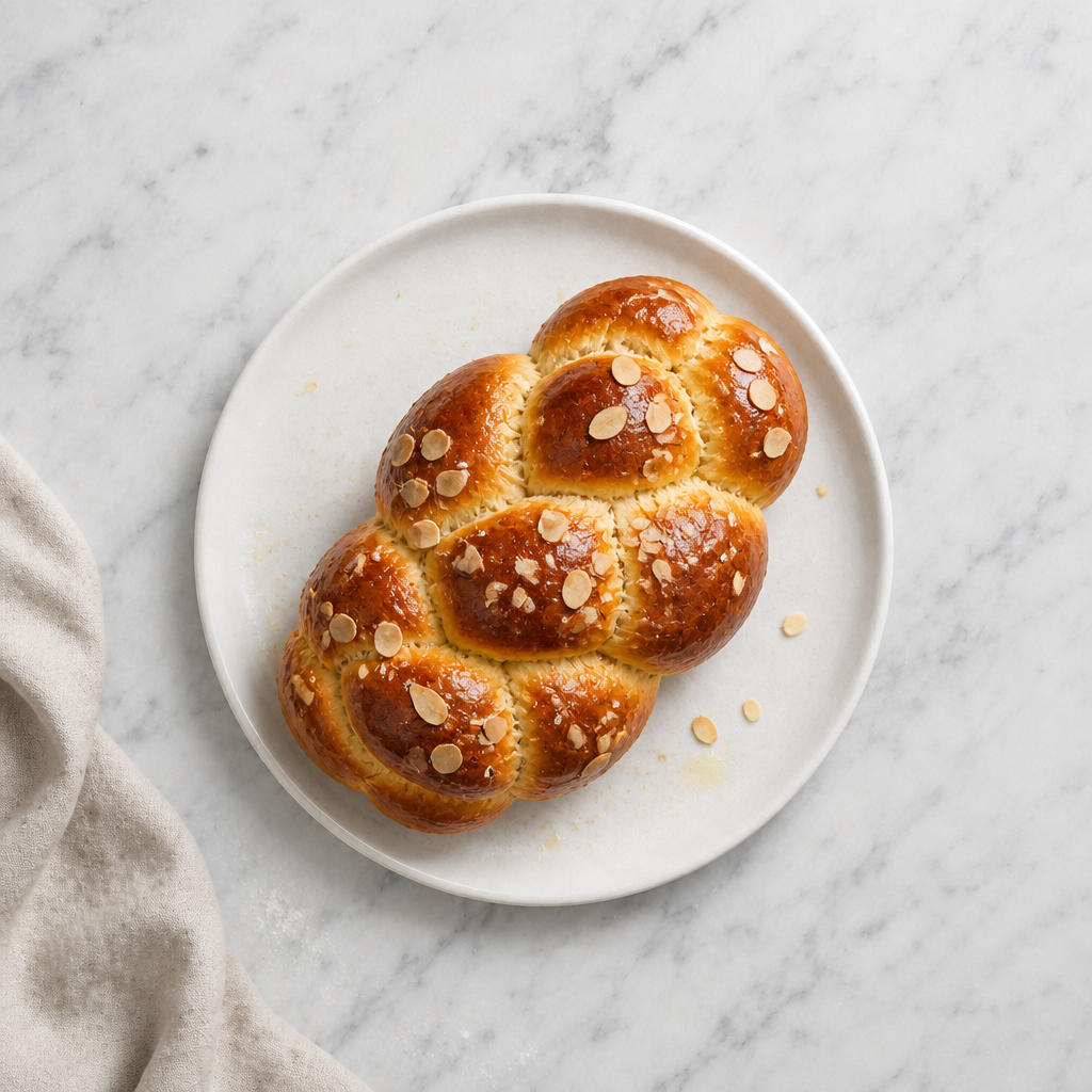 Sweet Braided Yeast Loaf