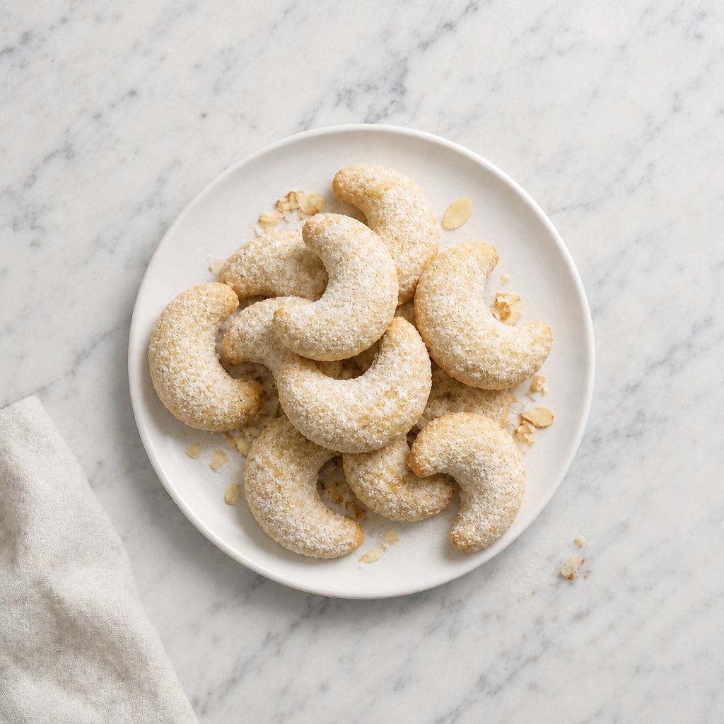Vanilla Crescent Cookies