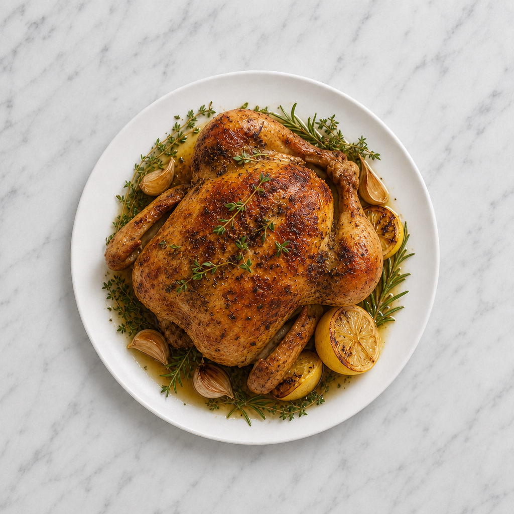 Roast Chicken with Herbs