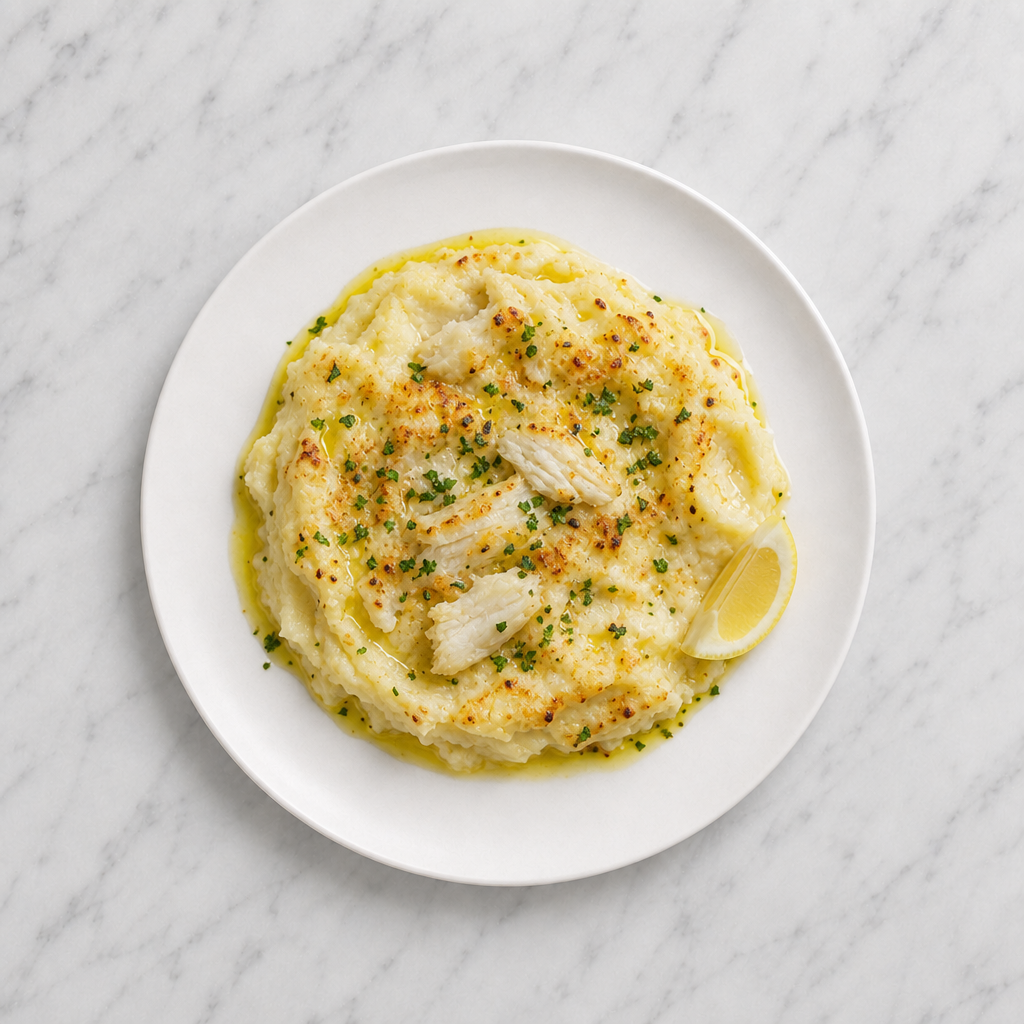 Salt Cod and Potato Purée