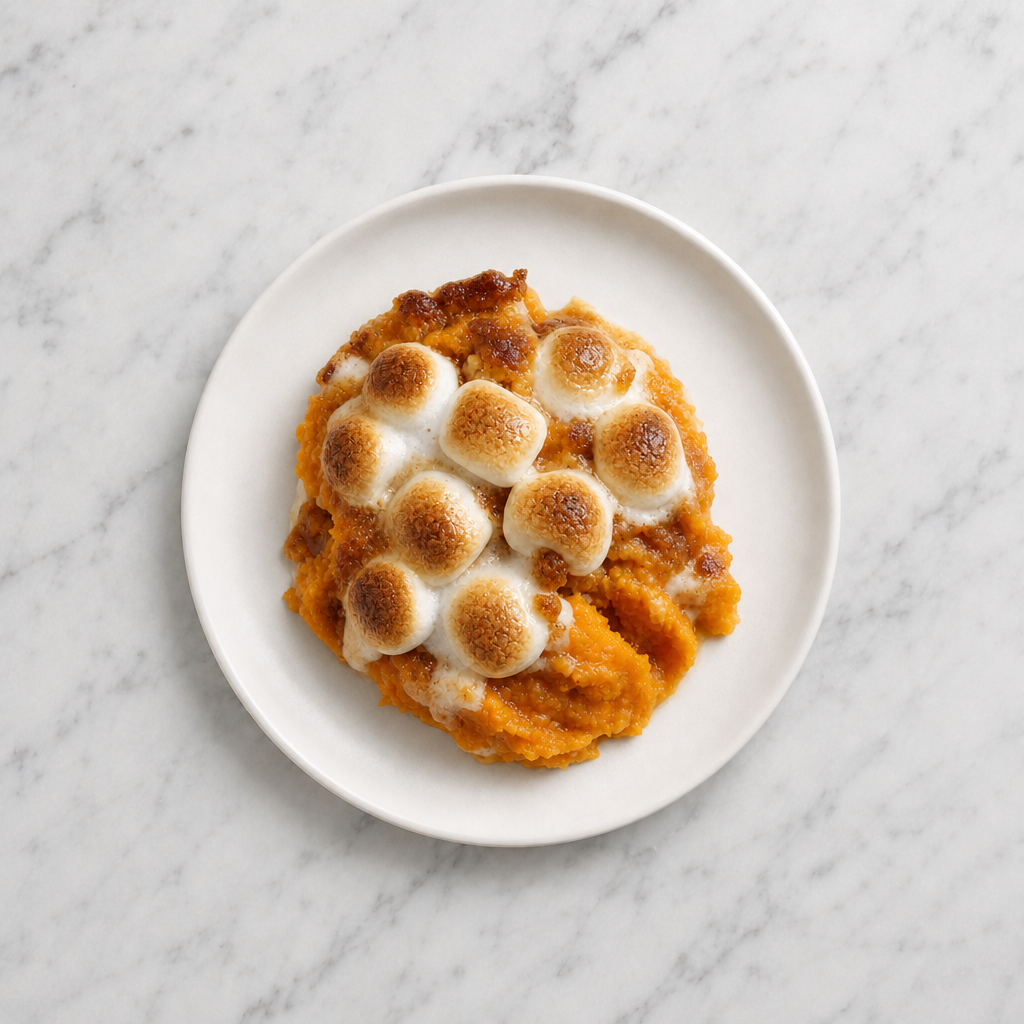 Sweet Potato Casserole with Marshmallows