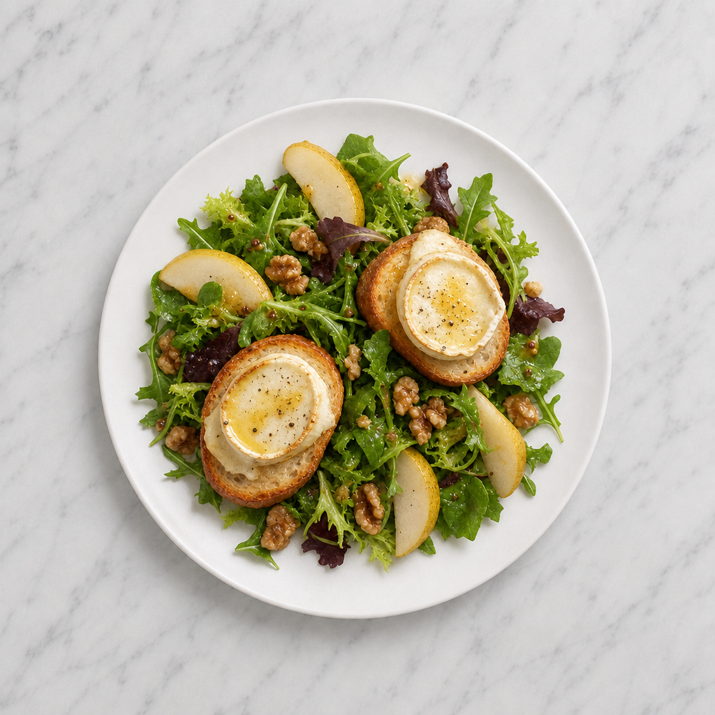 Warm Goat Cheese Salad