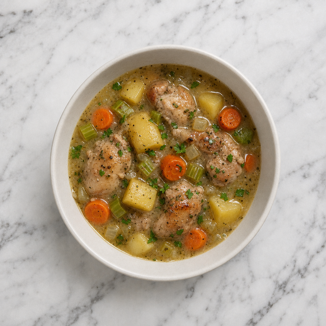 Acadian Chicken Fricot