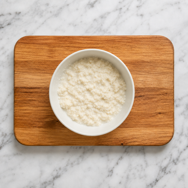 Bread soaking in milk for bobotie