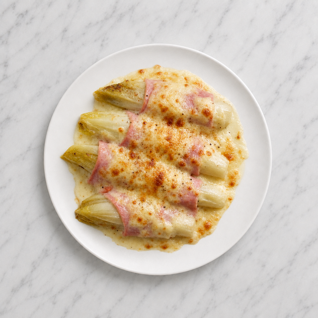 Ham and Chicory Gratin