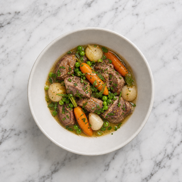 Lamb Navarin with Spring Vegetables