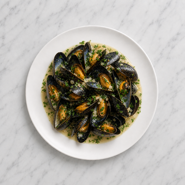 Mussels in White Wine