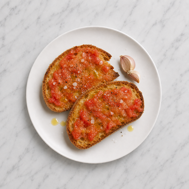 Pan con Tomate