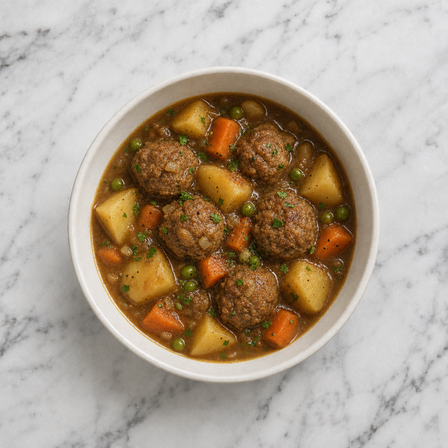 Quebec Meatball Stew