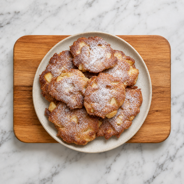 Sugar-dusted racuchy ready to serve