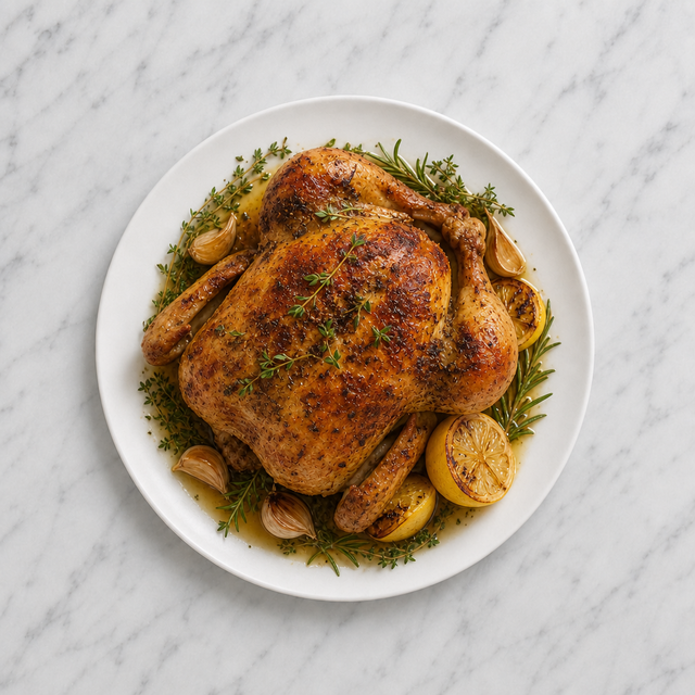 Roast Chicken with Herbs