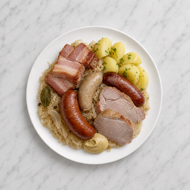 Sauerkraut with Charcuterie