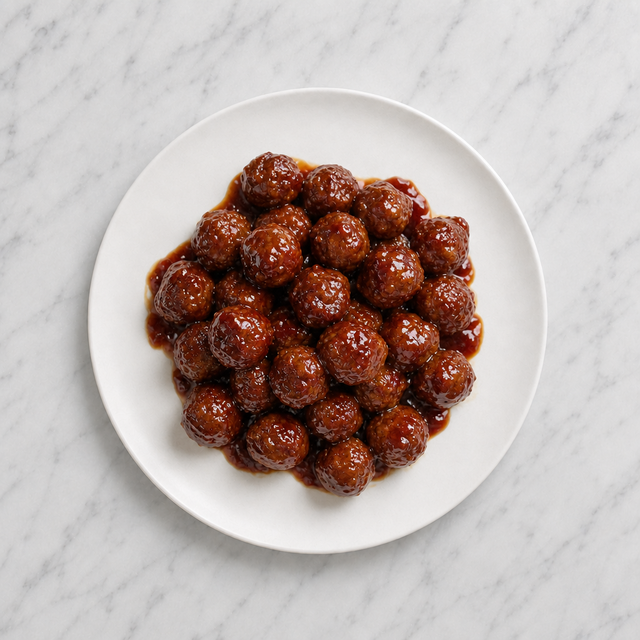 Slow Cooker Grape Jelly Meatballs