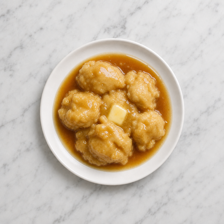 Dumplings in Maple Syrup