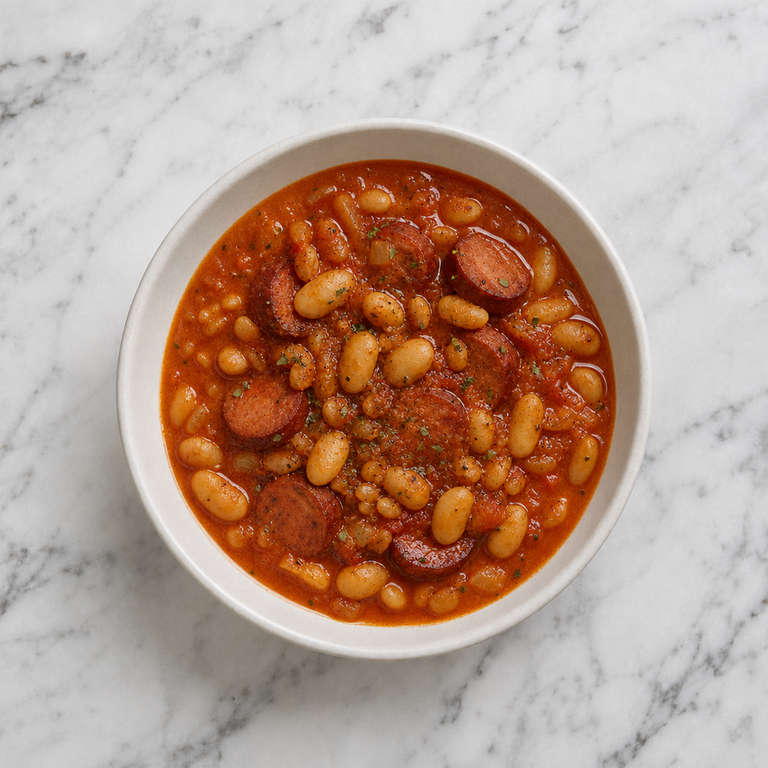 Fasolka po Bretońsku (Polish Bean and Sausage Stew)