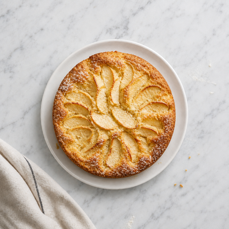 Sunken Apple Cake